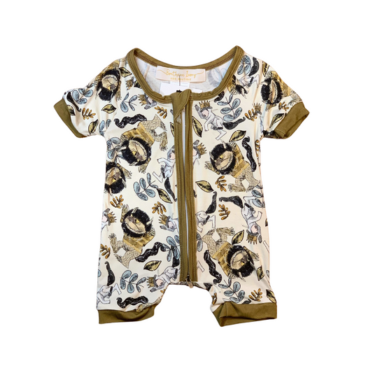 Where The Wild Things Are Bamboo Short Romper