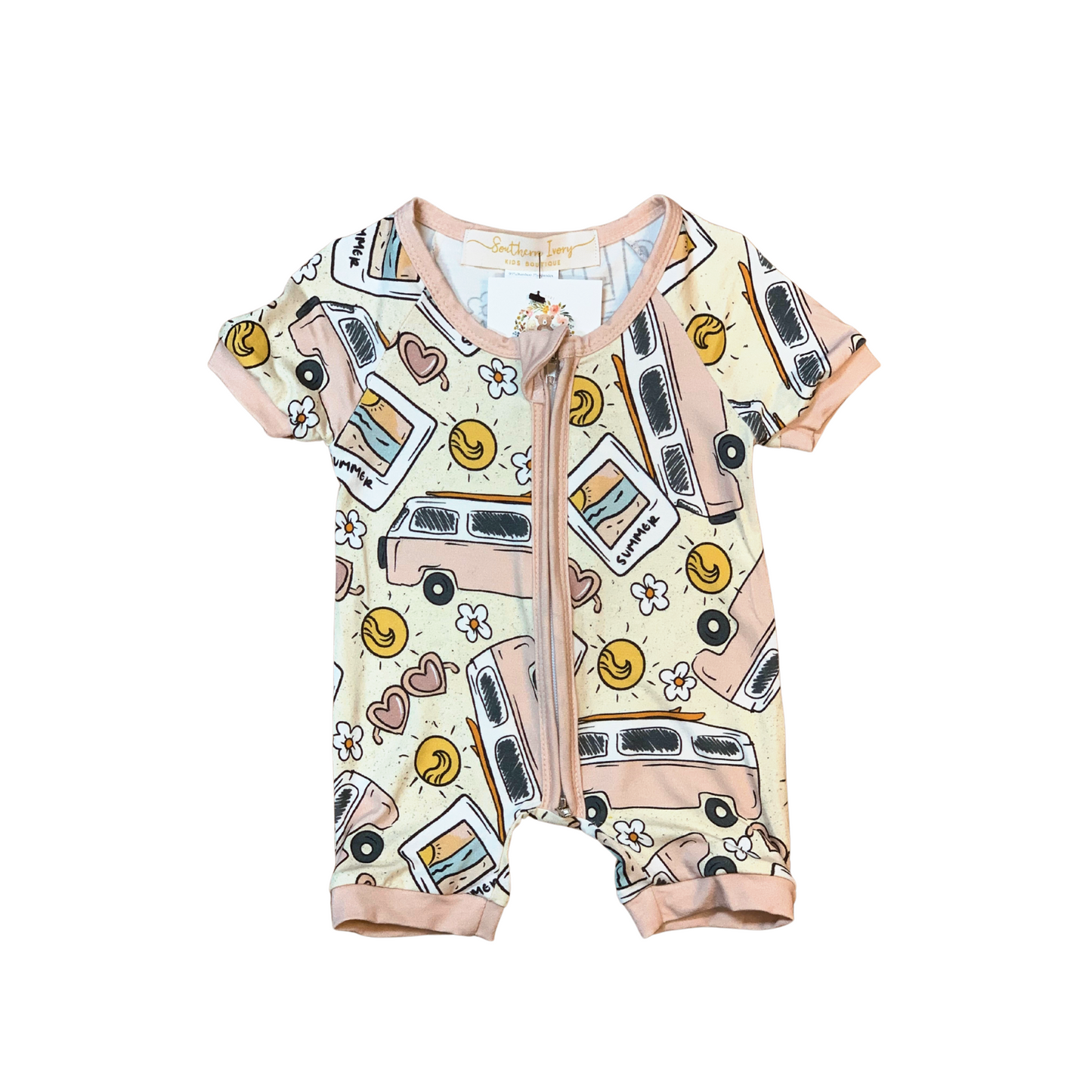 Sunny Days Ahead Bamboo Short Romper