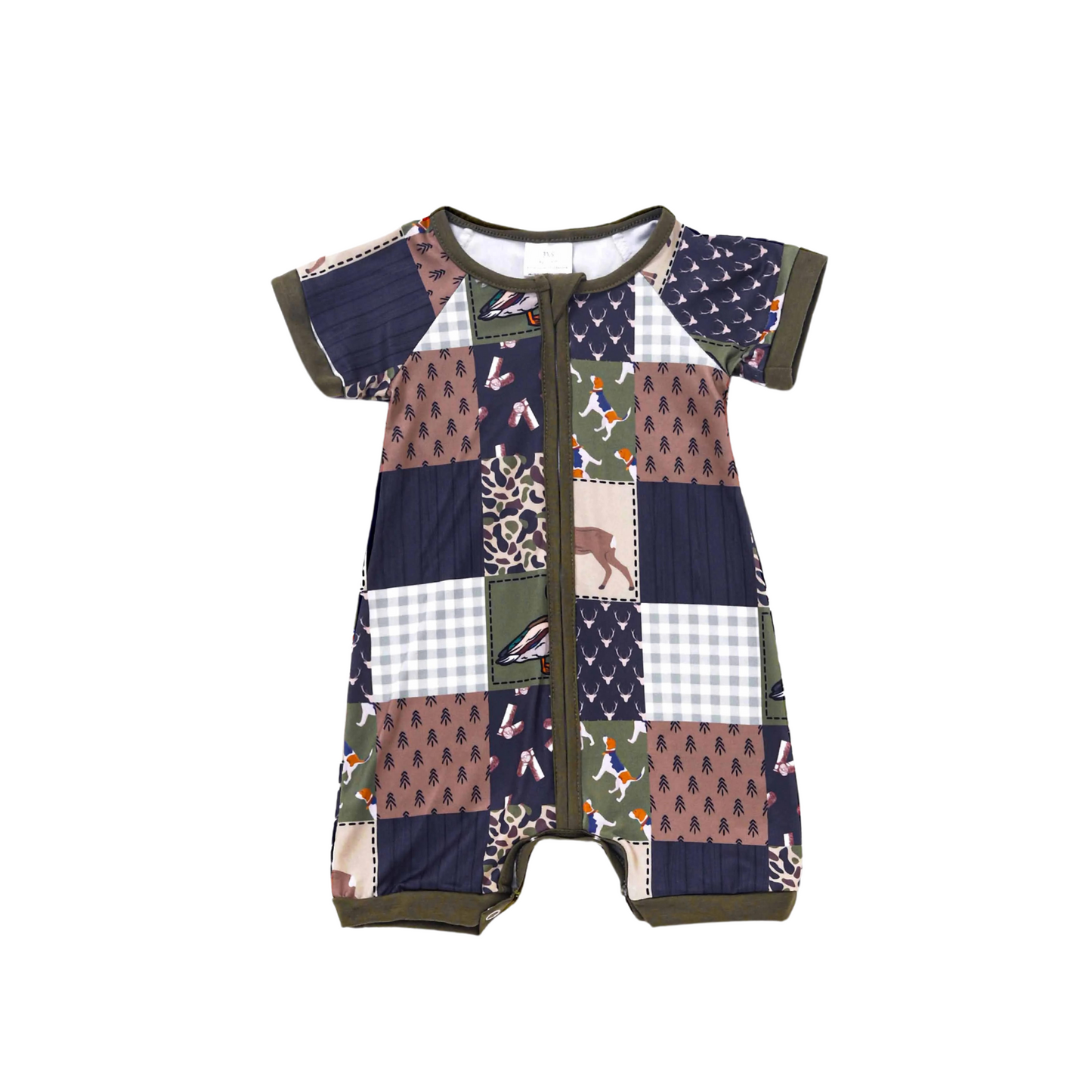 Camo Quilt Romper