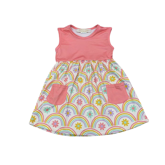 Sunny Rainbow Tank Dress