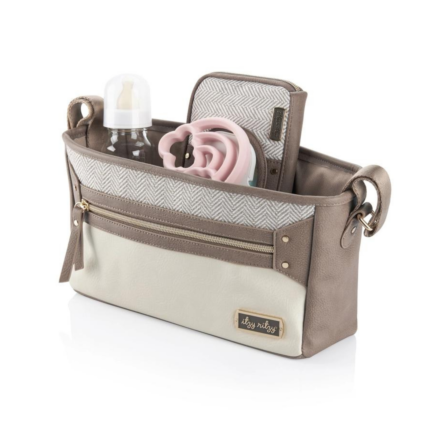 Vanilla Latte Travel Stroller Caddy