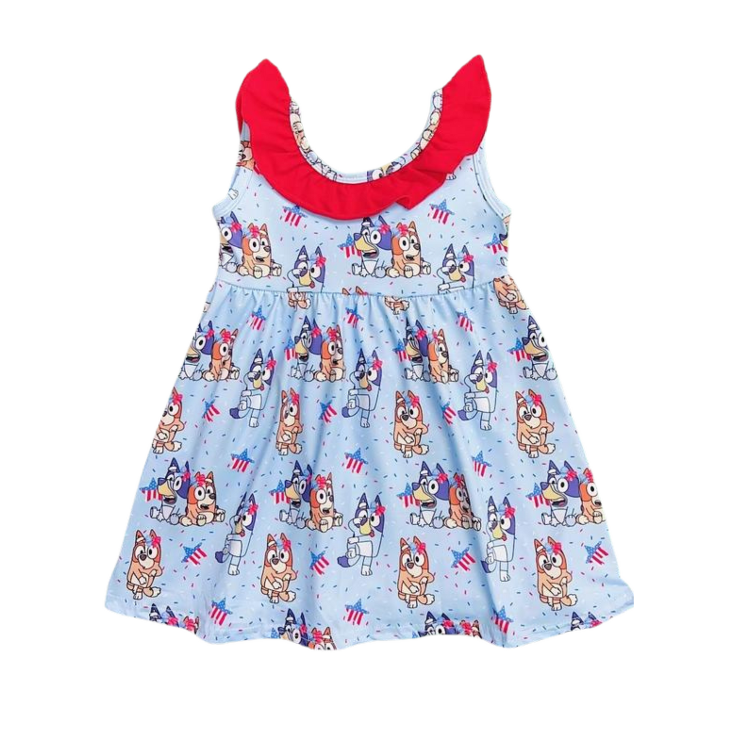 All American Bluey Twirl Dress