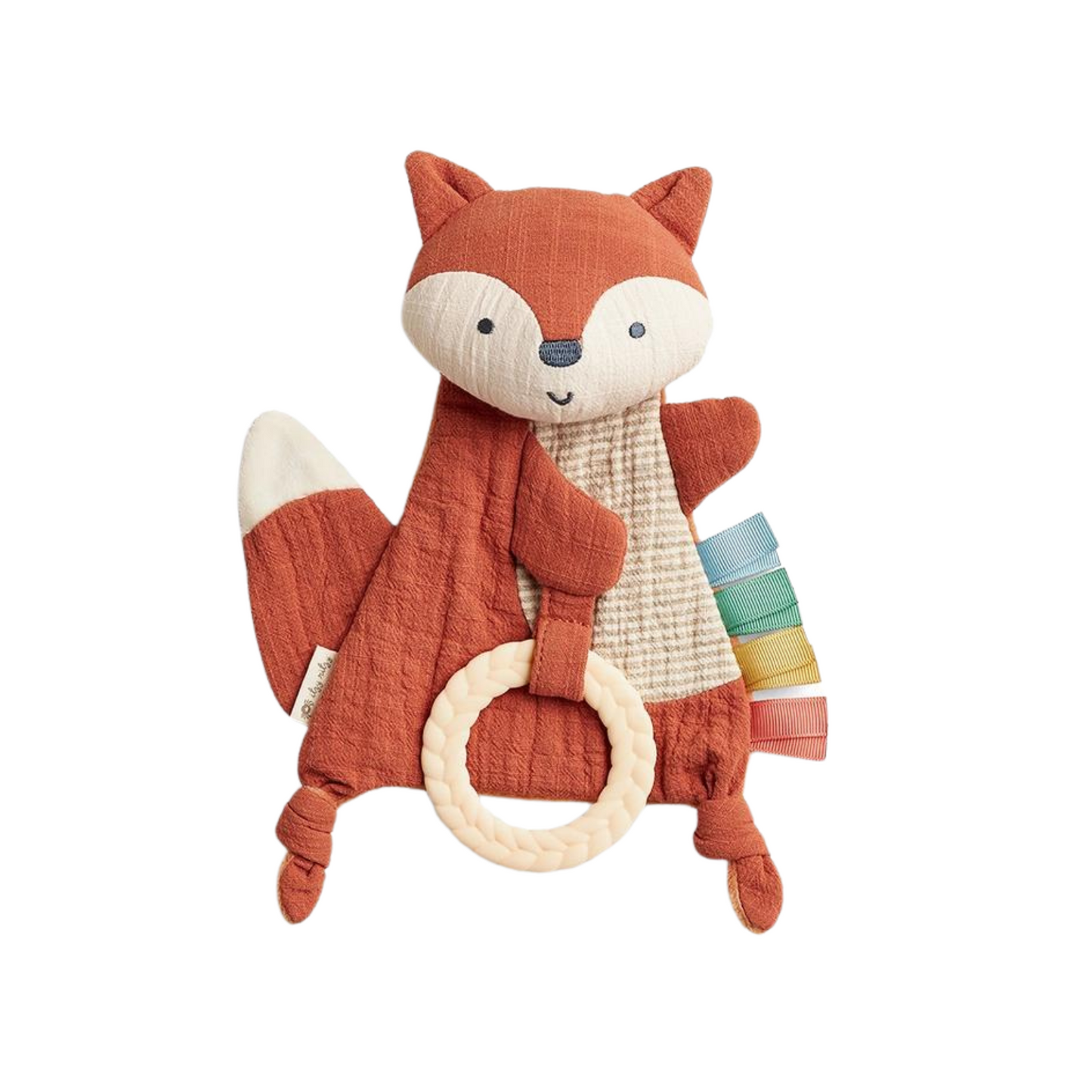 Fox Bitzy Crinkle™ Sensory Toy with Teether