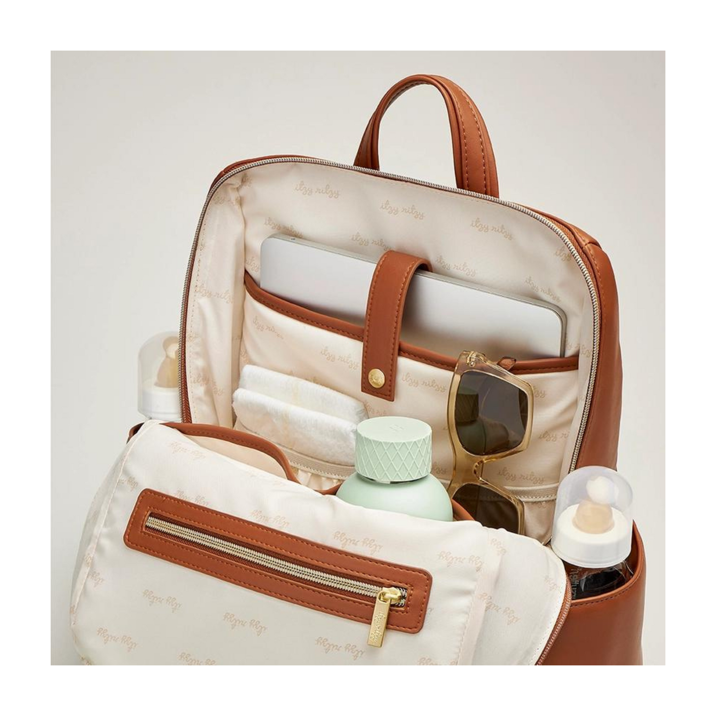 Eras Backpack™ Congac Diaper Bag