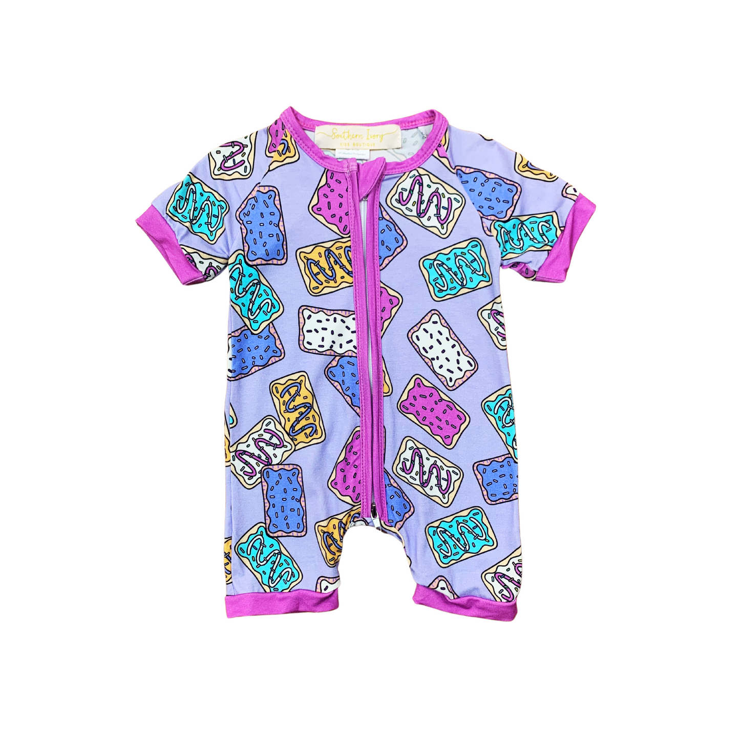 Pretty Little Pop Tart Bamboo Short Romper