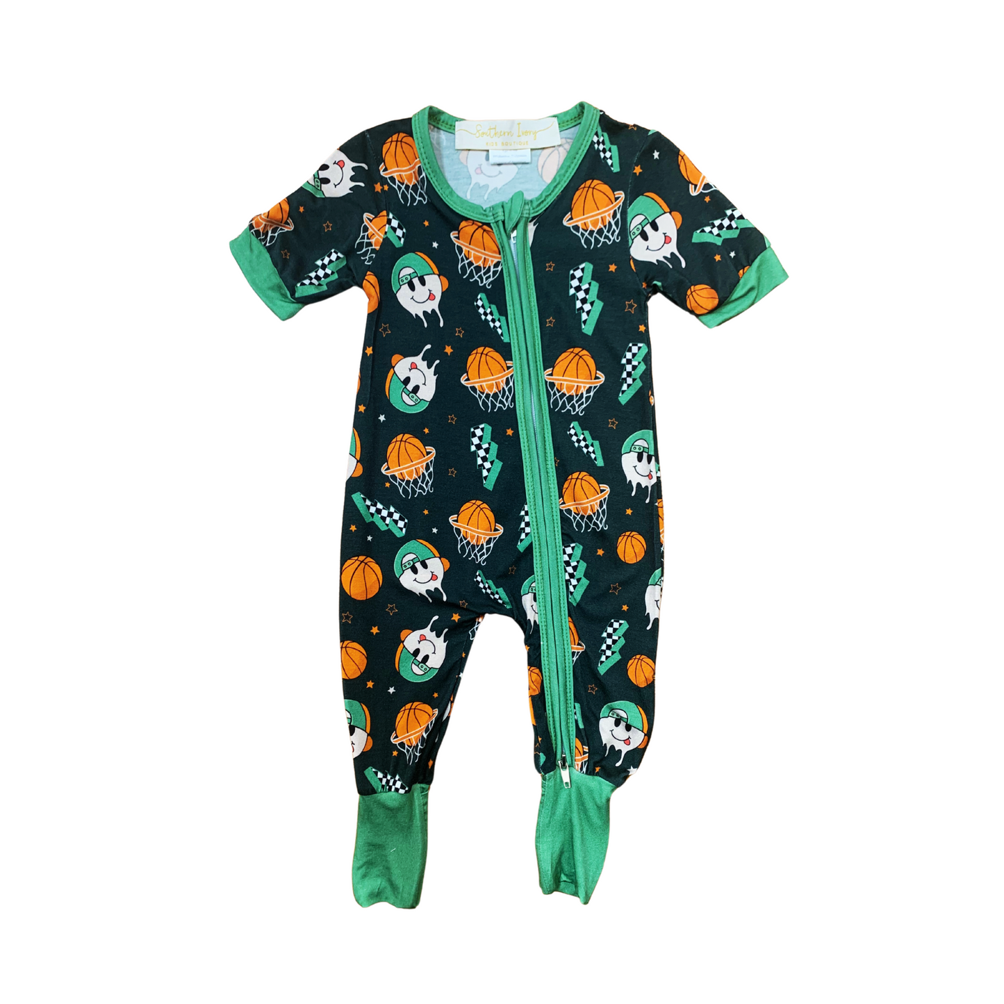 Basketball Buddies Bamboo Romper