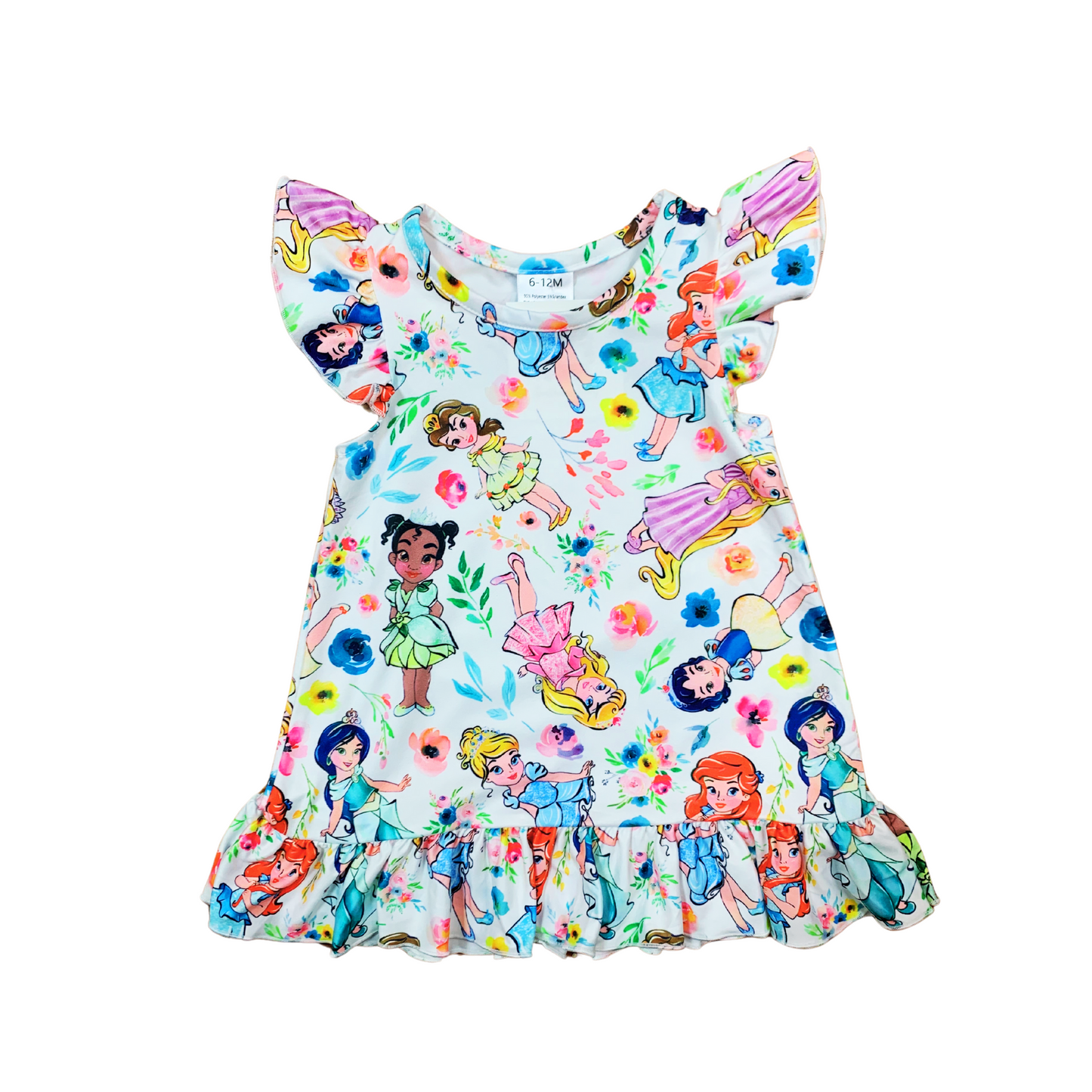 Little Princess Ruffled Dress PJ Gown