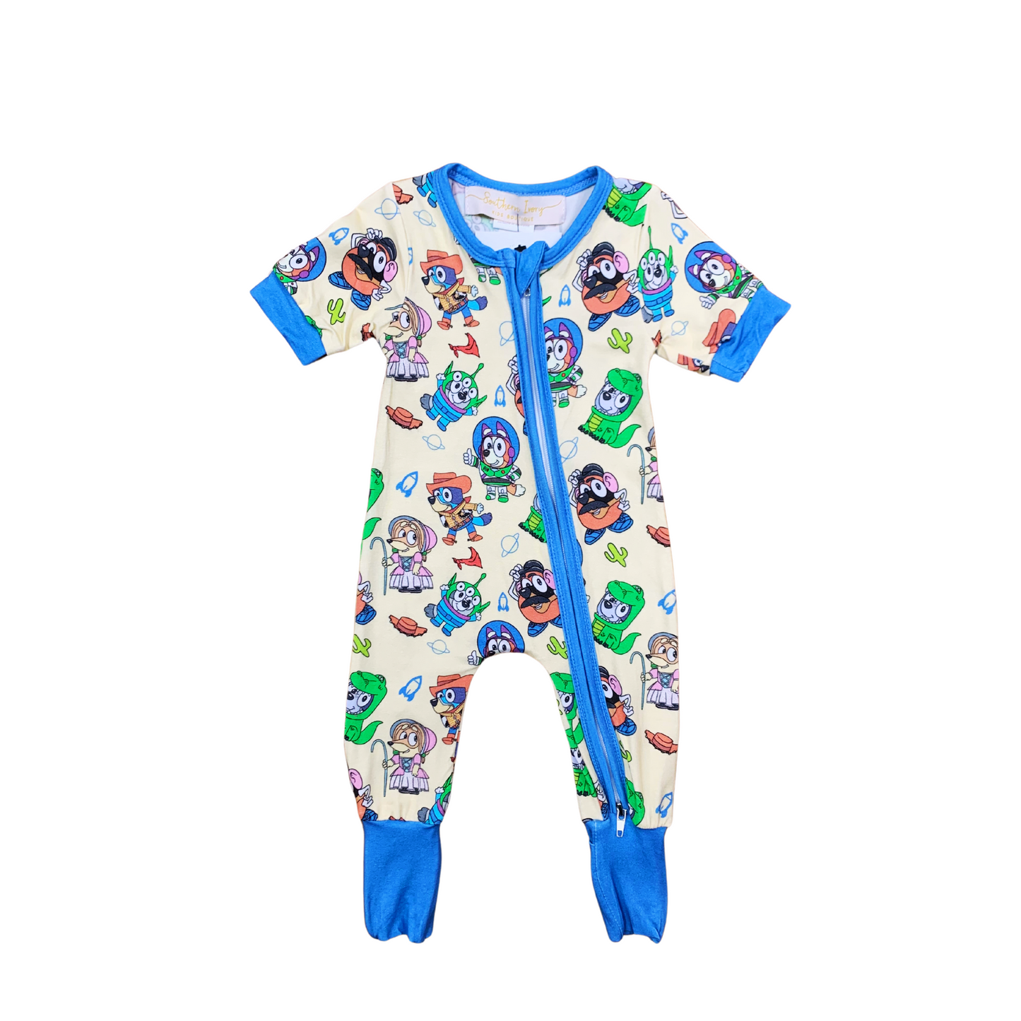 Bluey Or Buzz Bamboo Romper