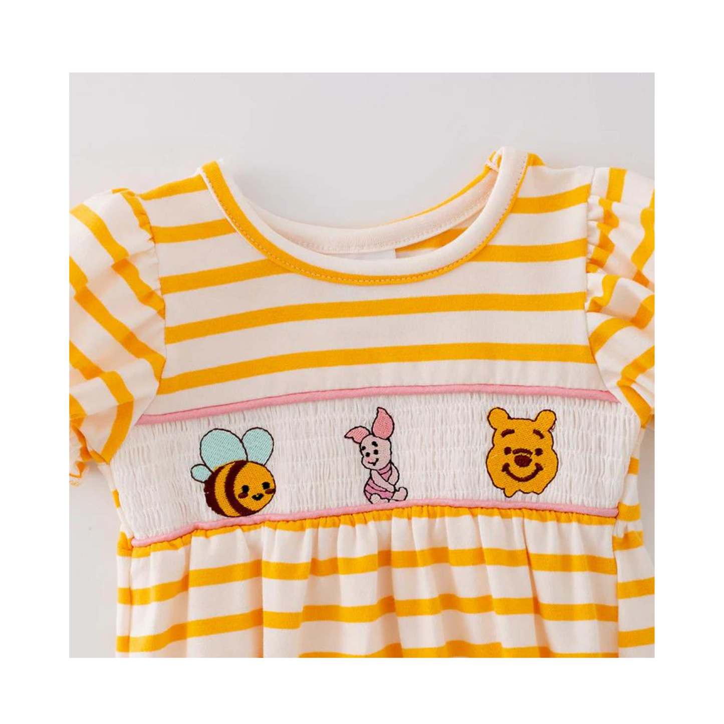 Winnie The Pooh Embroidered Romper