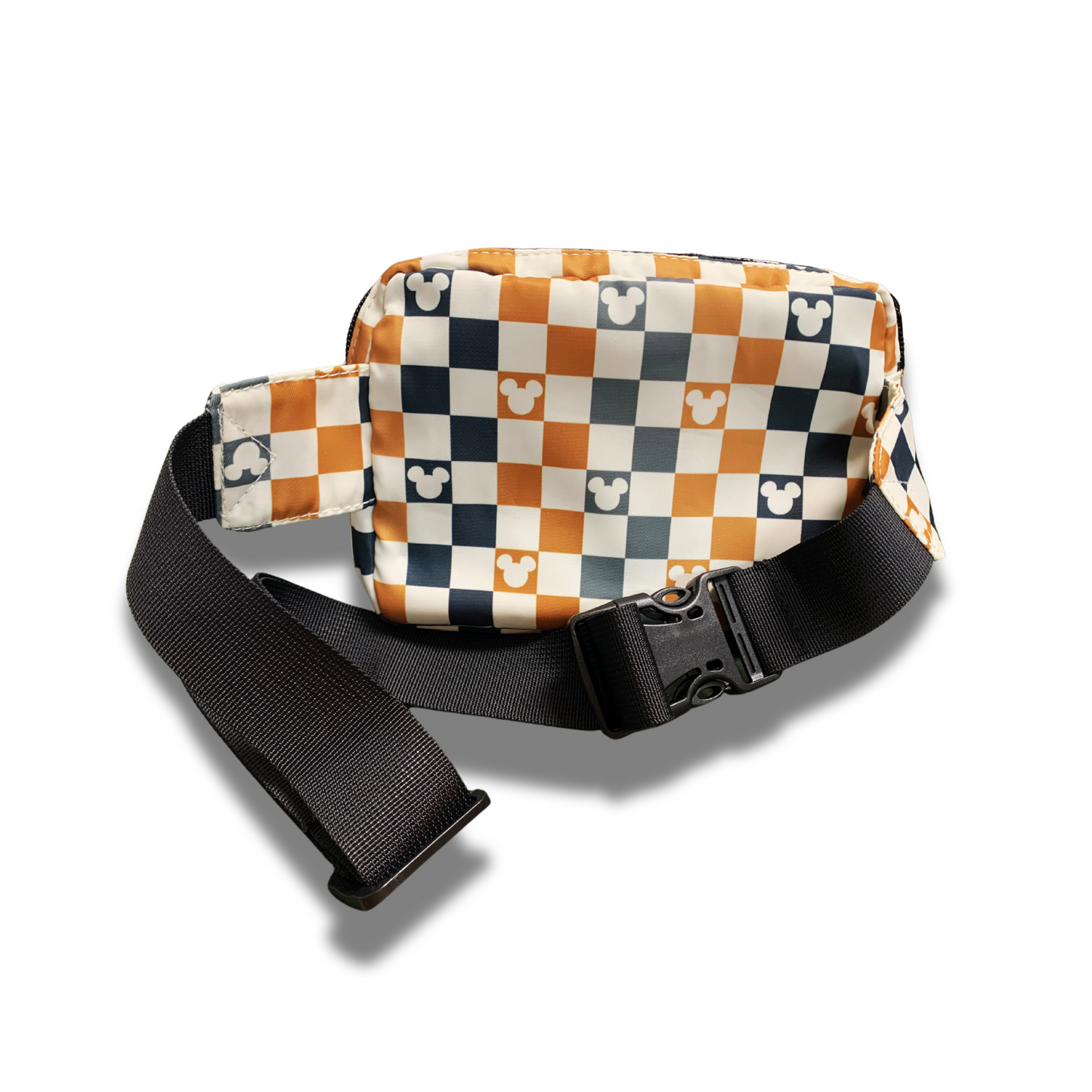 Neutral Checks Mickey Ears Belt Bag