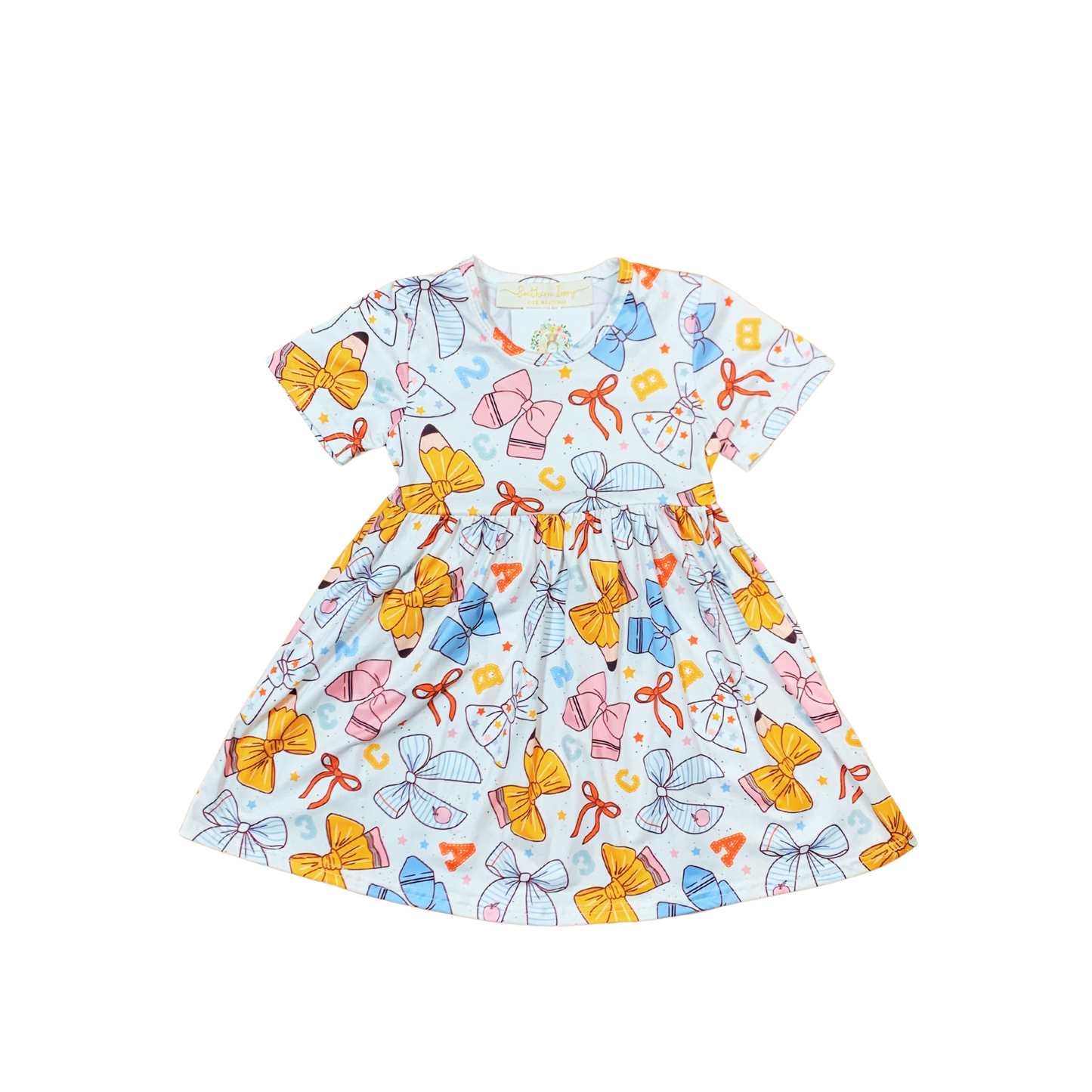 ABC Bows Twirl Dress