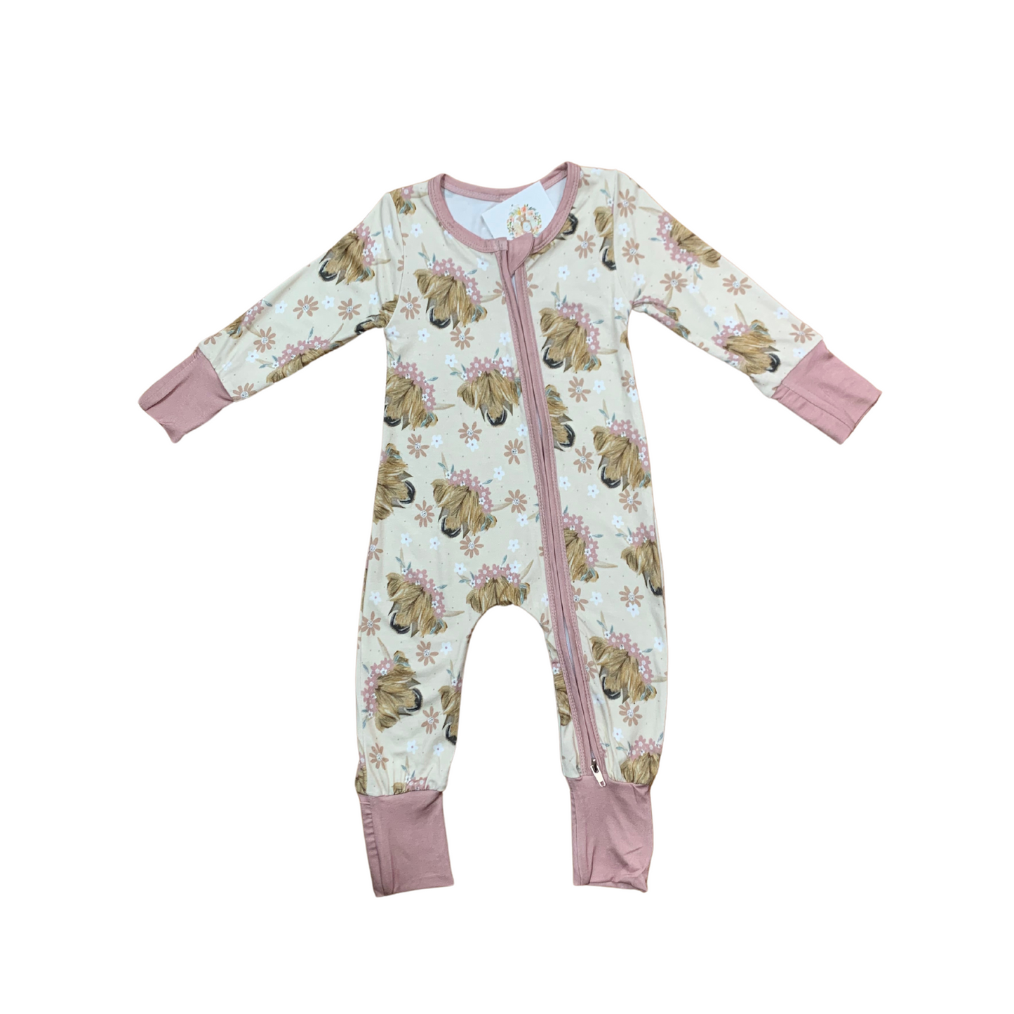 Floral Crowned Highland Bamboo Romper