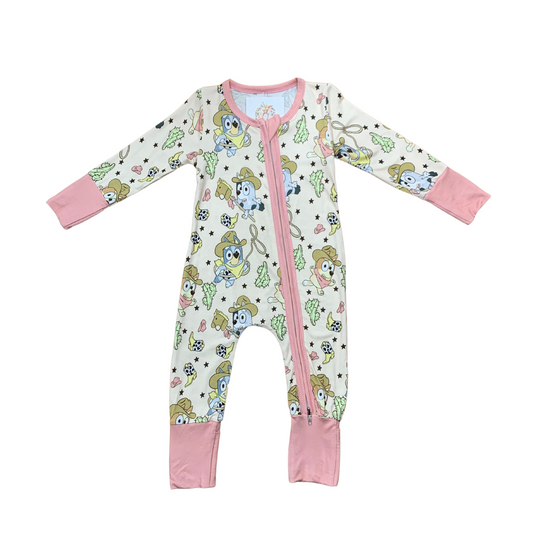 Yee-Haw Cowgirl Bamboo Romper