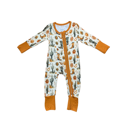 Life Is Better In Boots Bamboo Romper