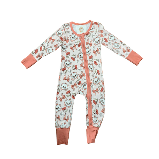 Cherry Little Marie Bamboo Romper