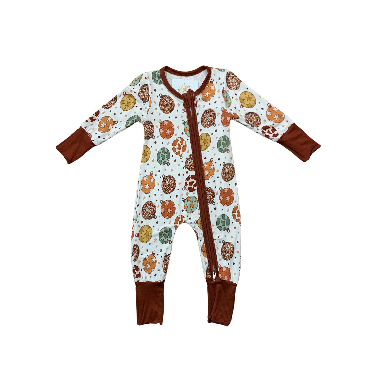 Western Themed Ornaments Bamboo Romper