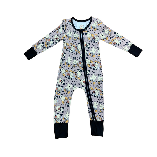 Ghostly Mouse Bamboo Romper