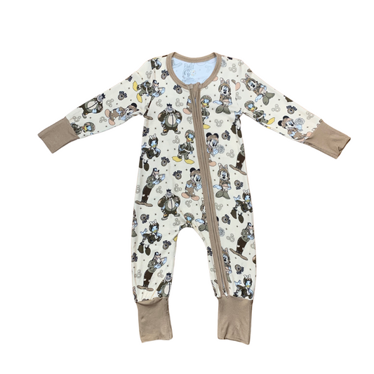 Mickey & Friends Race Track Bamboo Romper