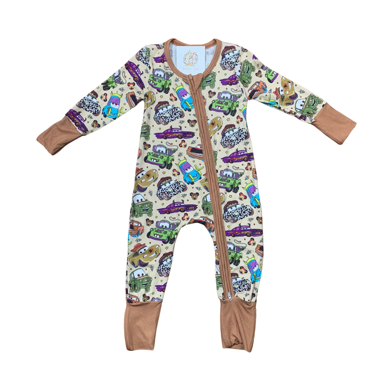 Toy Story Cars Bamboo Romper