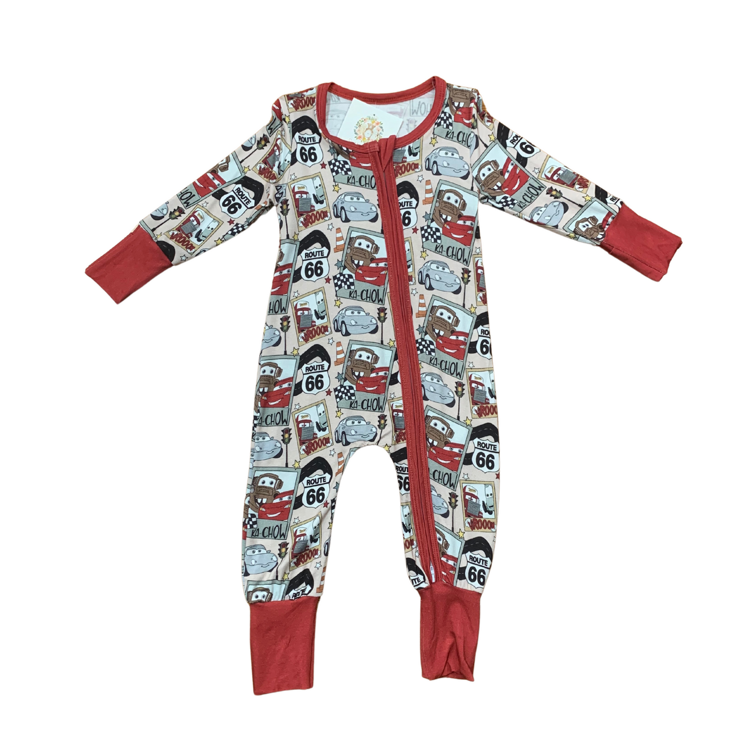 Route 66 Bamboo Romper