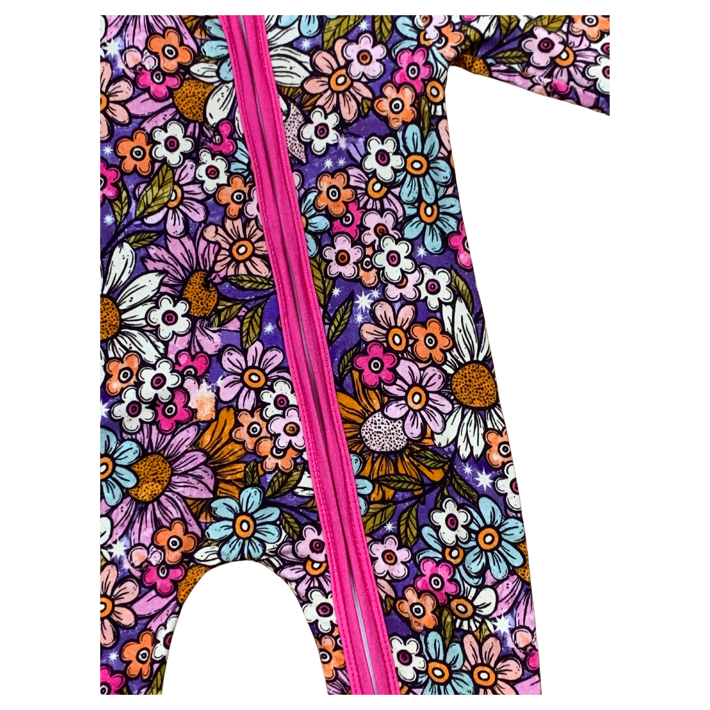 Bright Blooms Bamboo Romper