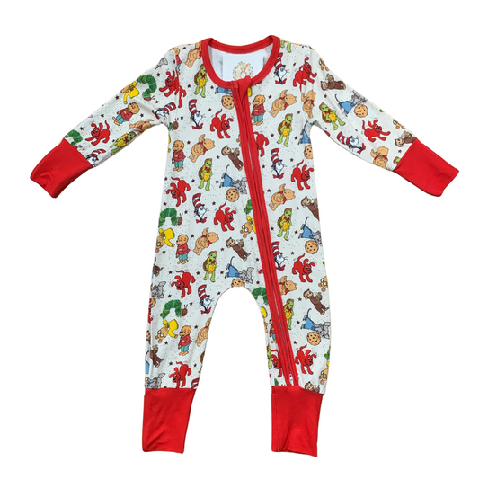 Childrens Library Characters Bamboo Romper