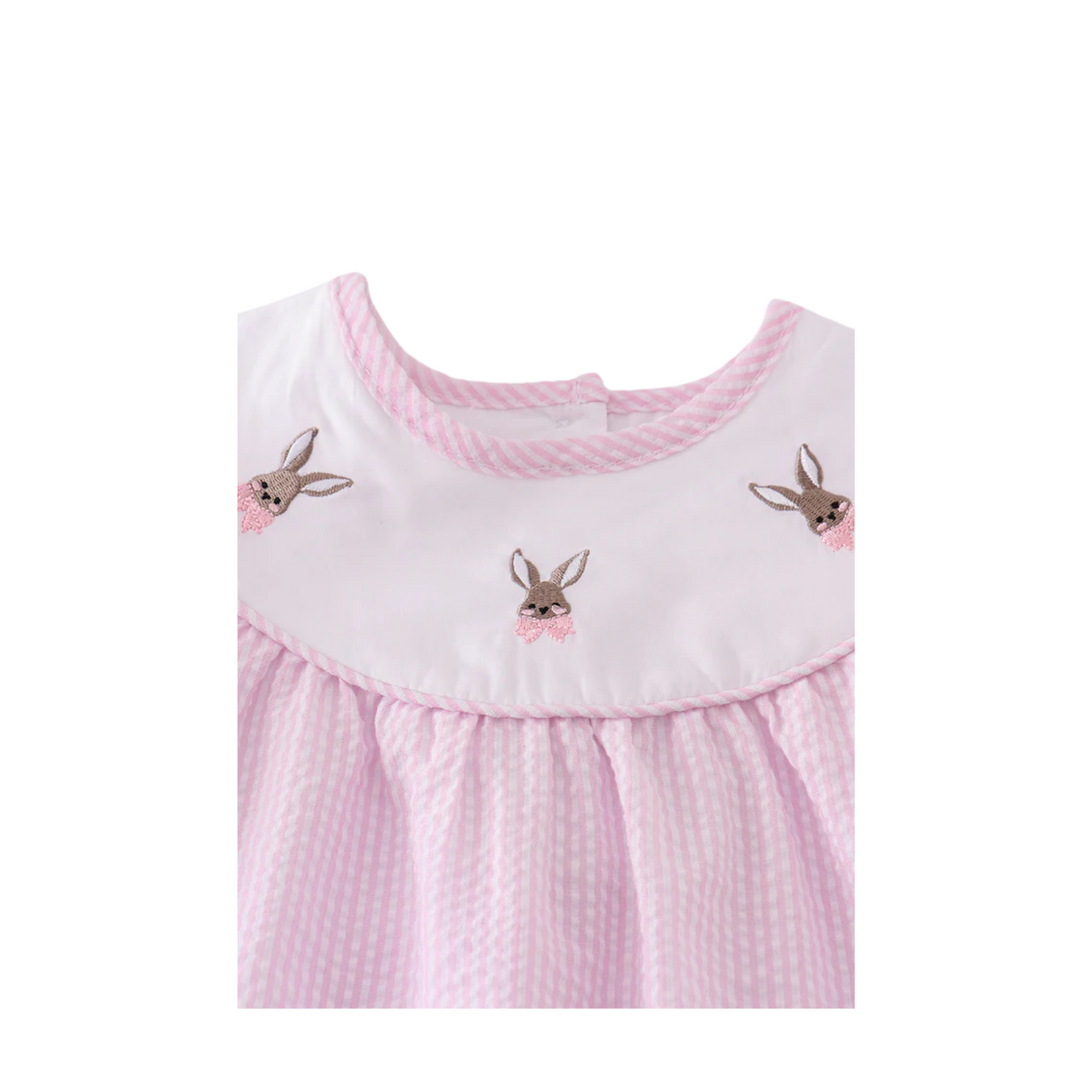 Sweet Little Bunny Embroidery Dress