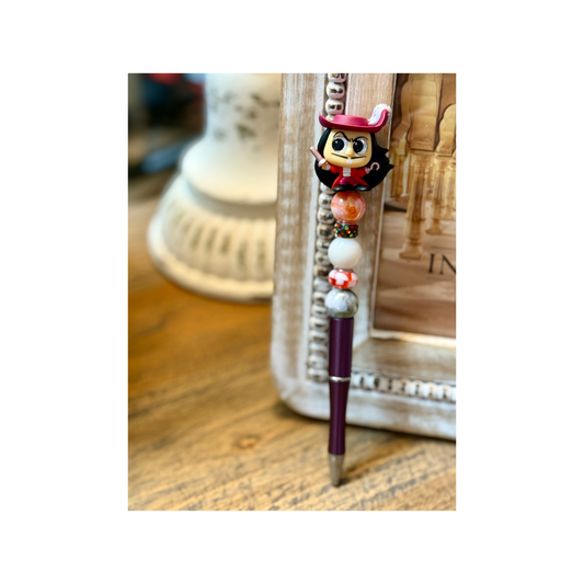 Disney Doorable Beaded Pen - Captain Hook