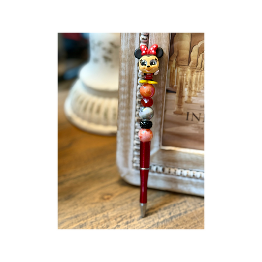 Disney Doorable Beaded Pen - Minnie Mouse