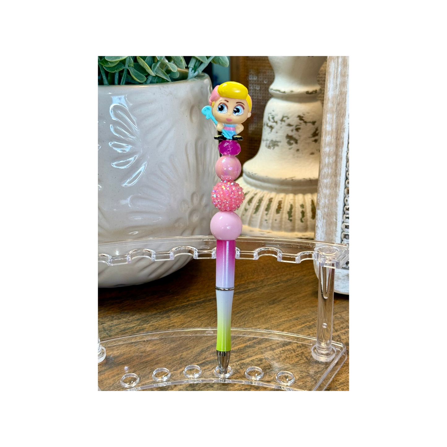 Disney Doorable Beaded Pen - Bo Peep
