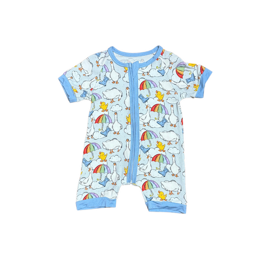 We Love Rainy Days Bamboo Short Romper