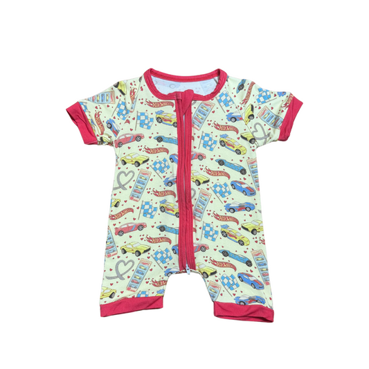 Hotwheels Bamboo Short Romper