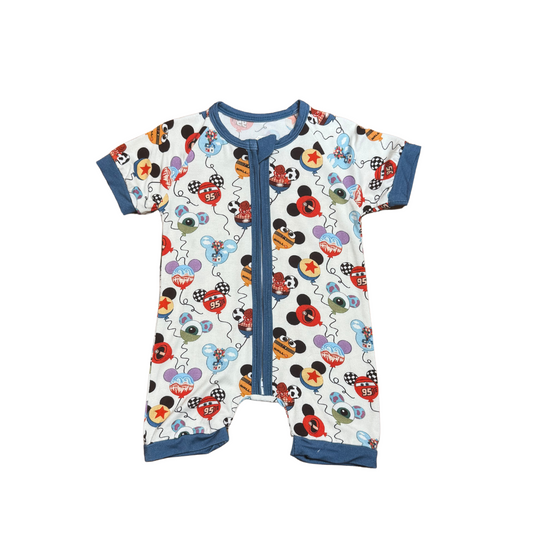 Pixar Balloons Bamboo Short Romper