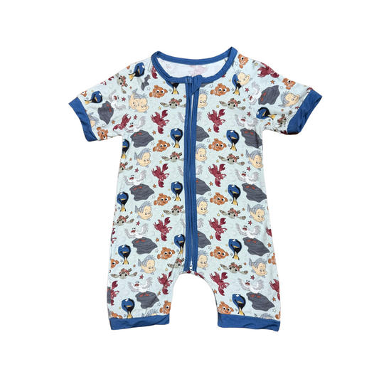 Undersea Sidekicks Bamboo Romper