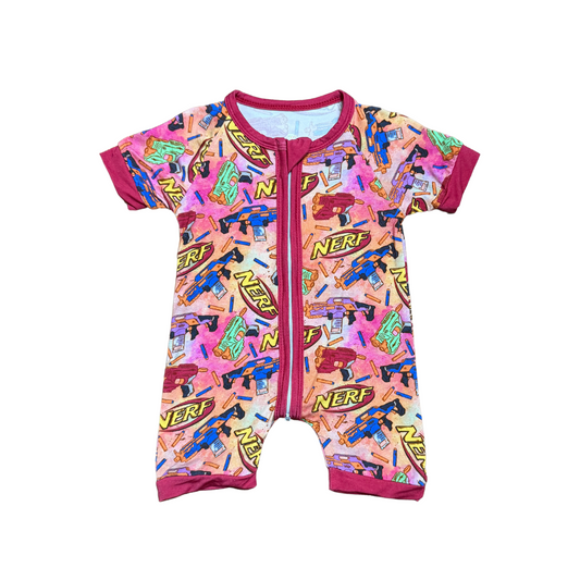 Nerf Wars Bamboo Short Romper