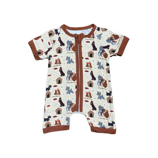 Lady & The Tramp Bamboo Short Romper