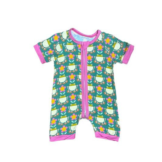 Leap Frog Bamboo Short Romper