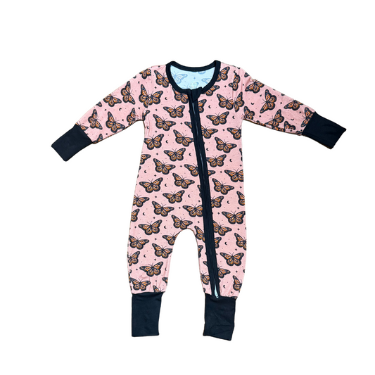 Monarch Butterfly Bamboo Romper