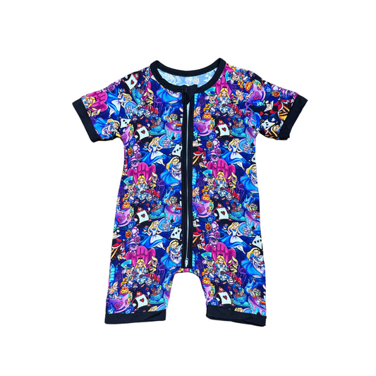 Wonderland Bamboo Short Romper