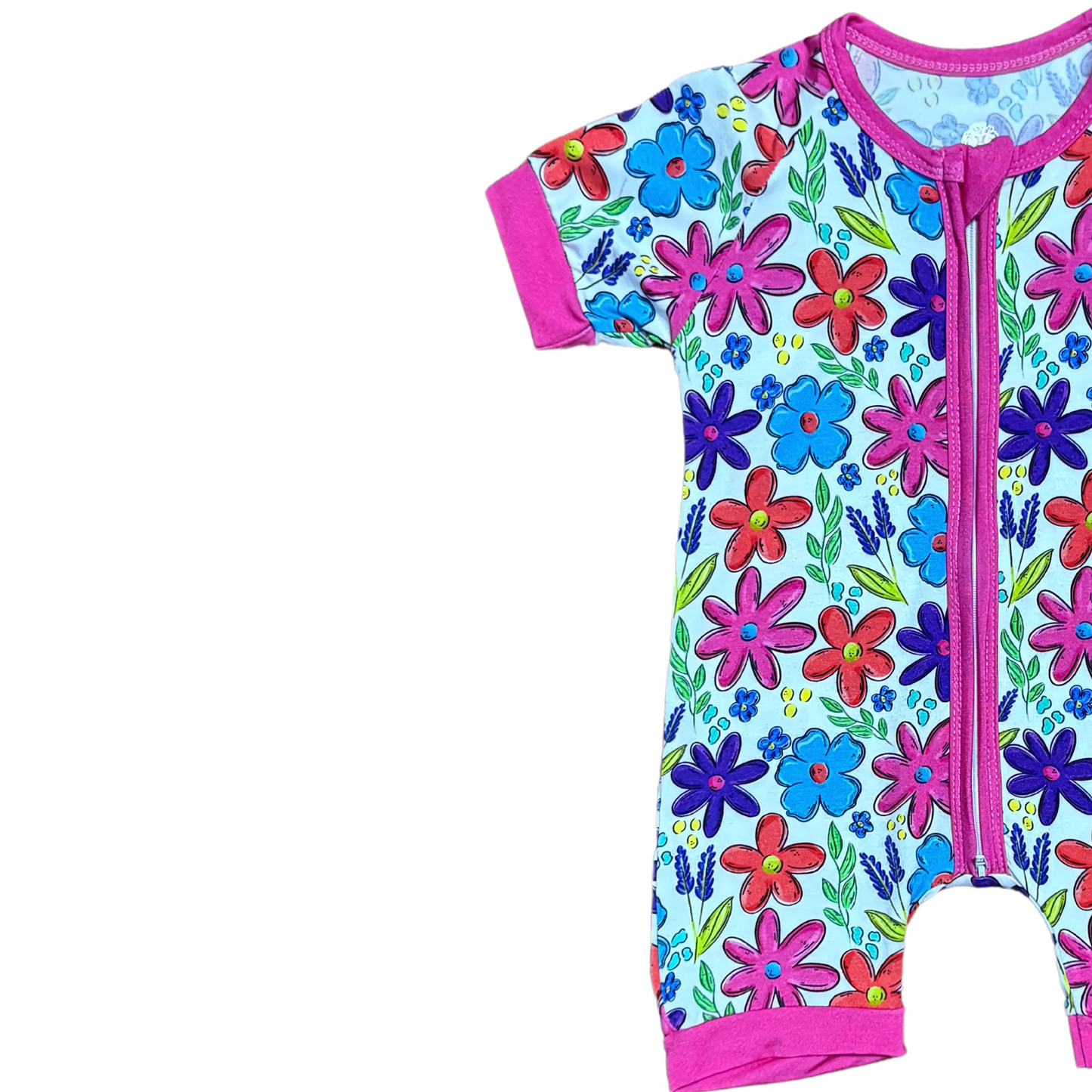 Delightful Daisies Bamboo Short Romper