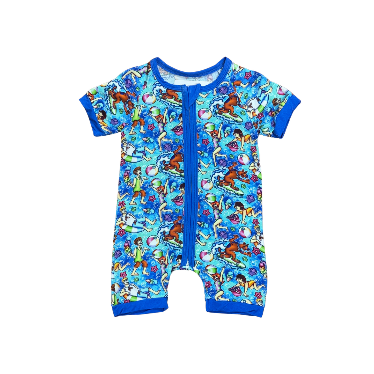 Summertime Scoob Bamboo Short Romper