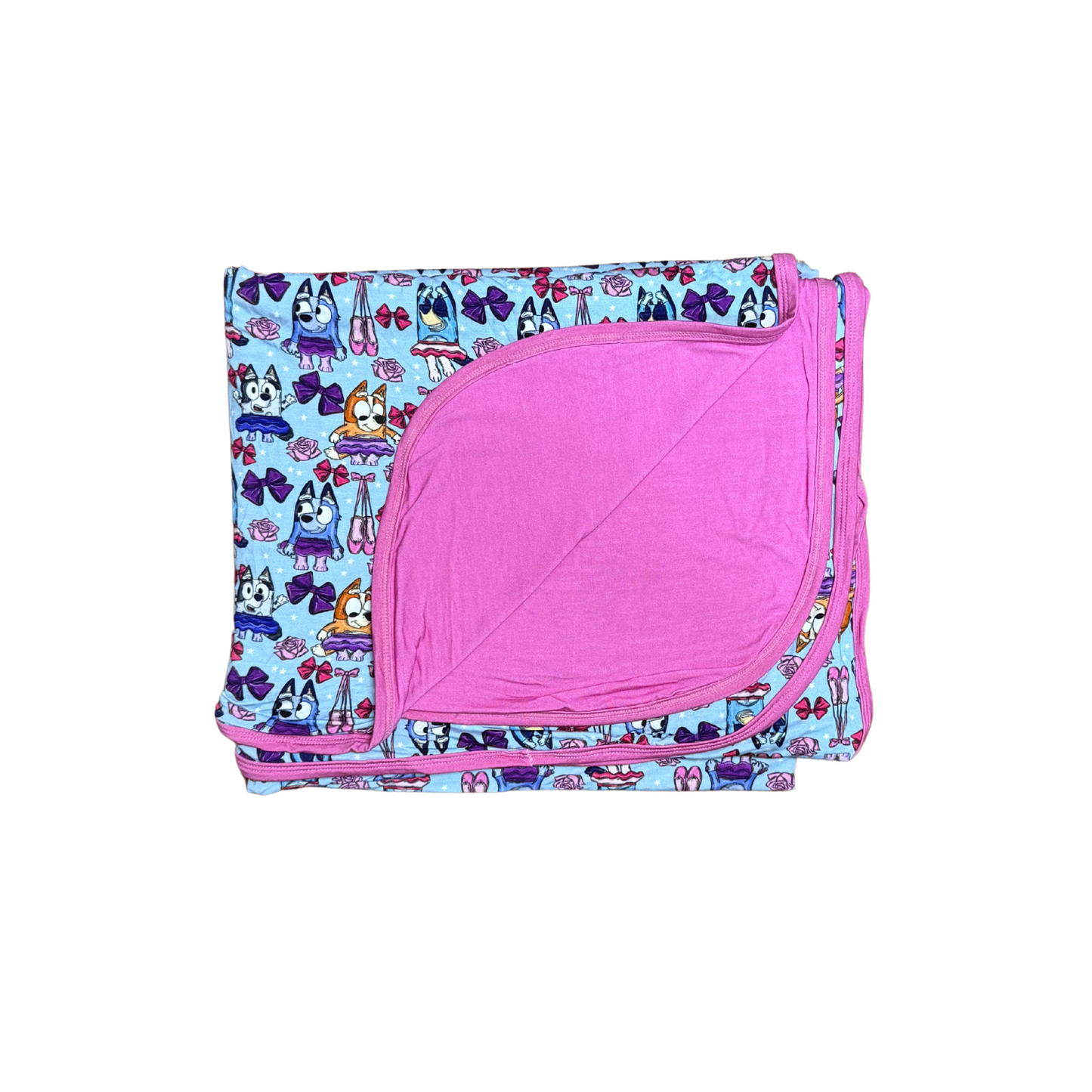 Bluey Ballerina Bamboo Blanket