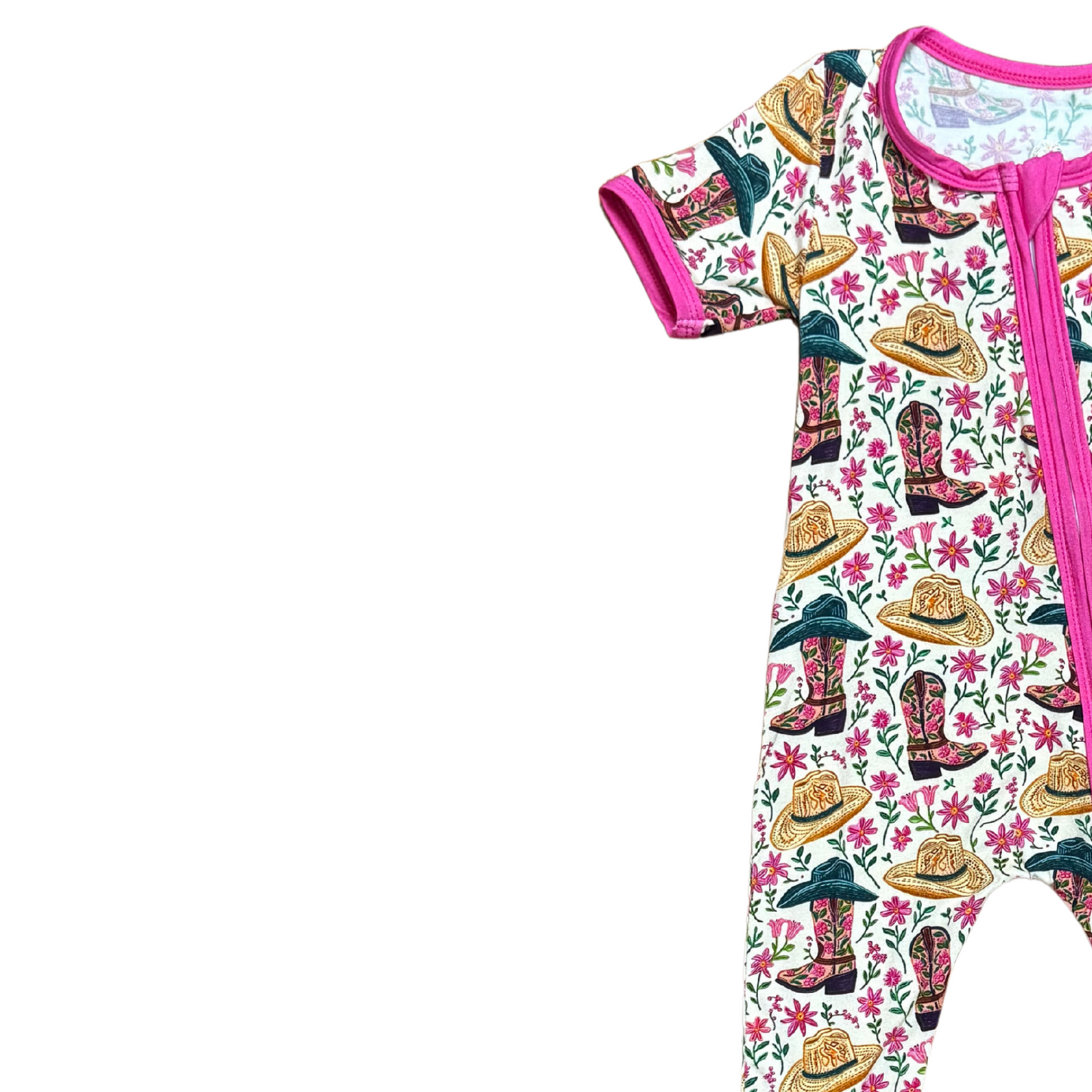 Cowgirl Kicks Bamboo Romper