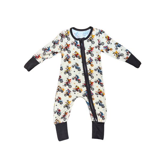 Let's Ride Bamboo Romper