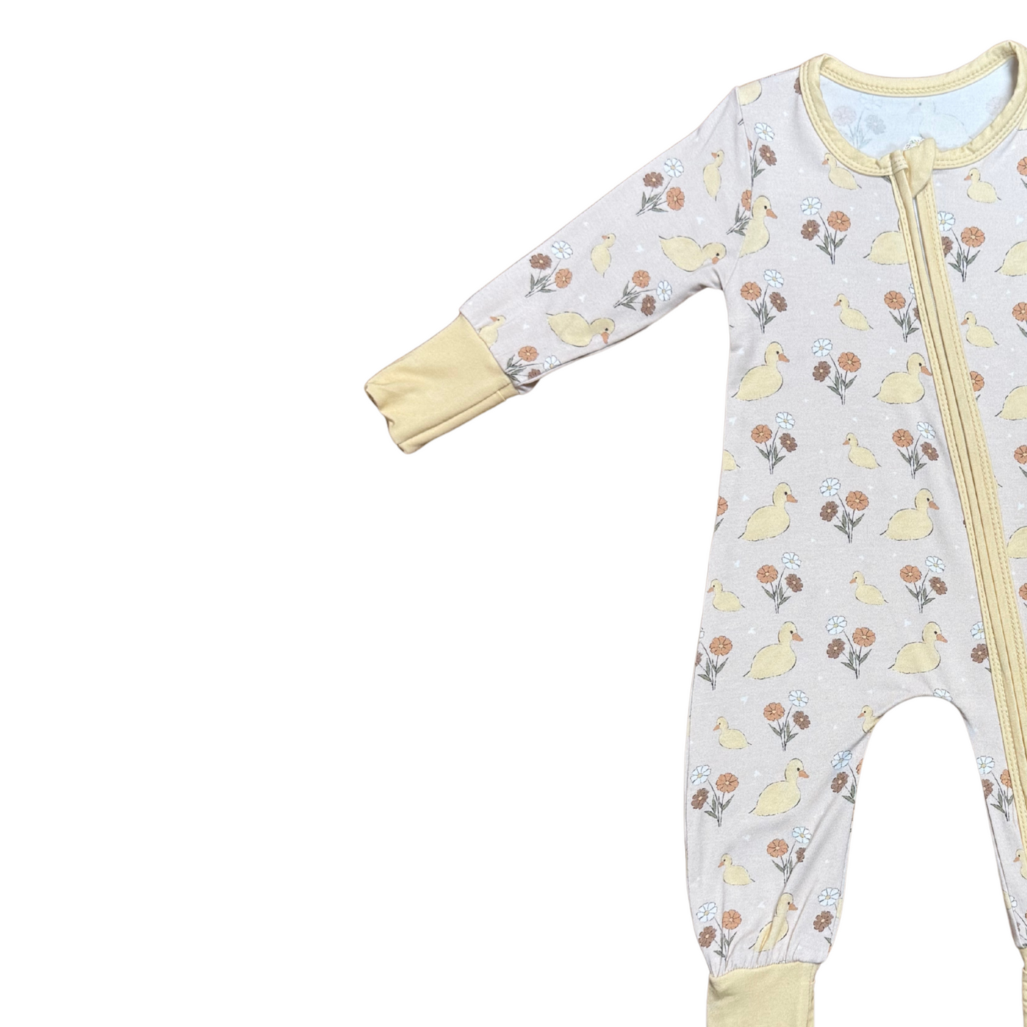 Spring Ducklings Bamboo Romper