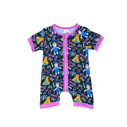 Ms. Rachel I'm So Happy Bamboo Short Romper