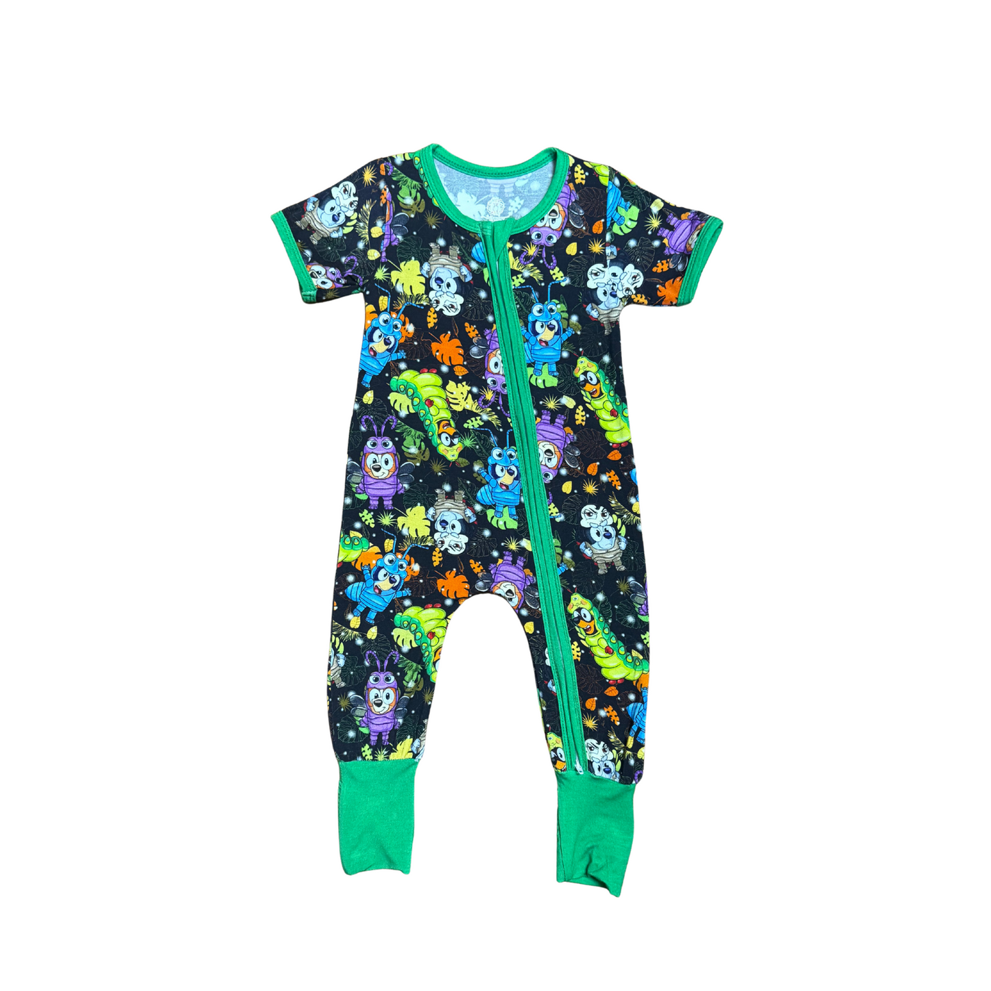 Bluey Bugs Life Bamboo Romper