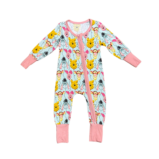 Pooh Balloons Bamboo Romper
