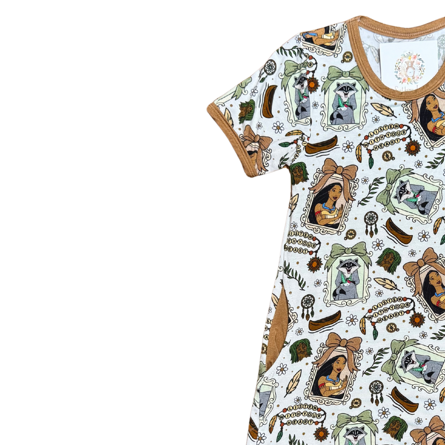 Listen With Your Heart Bamboo Nightgown