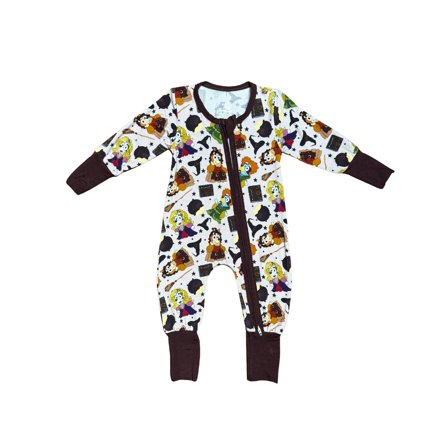 Hocus Pocus Bluey Bamboo Romper
